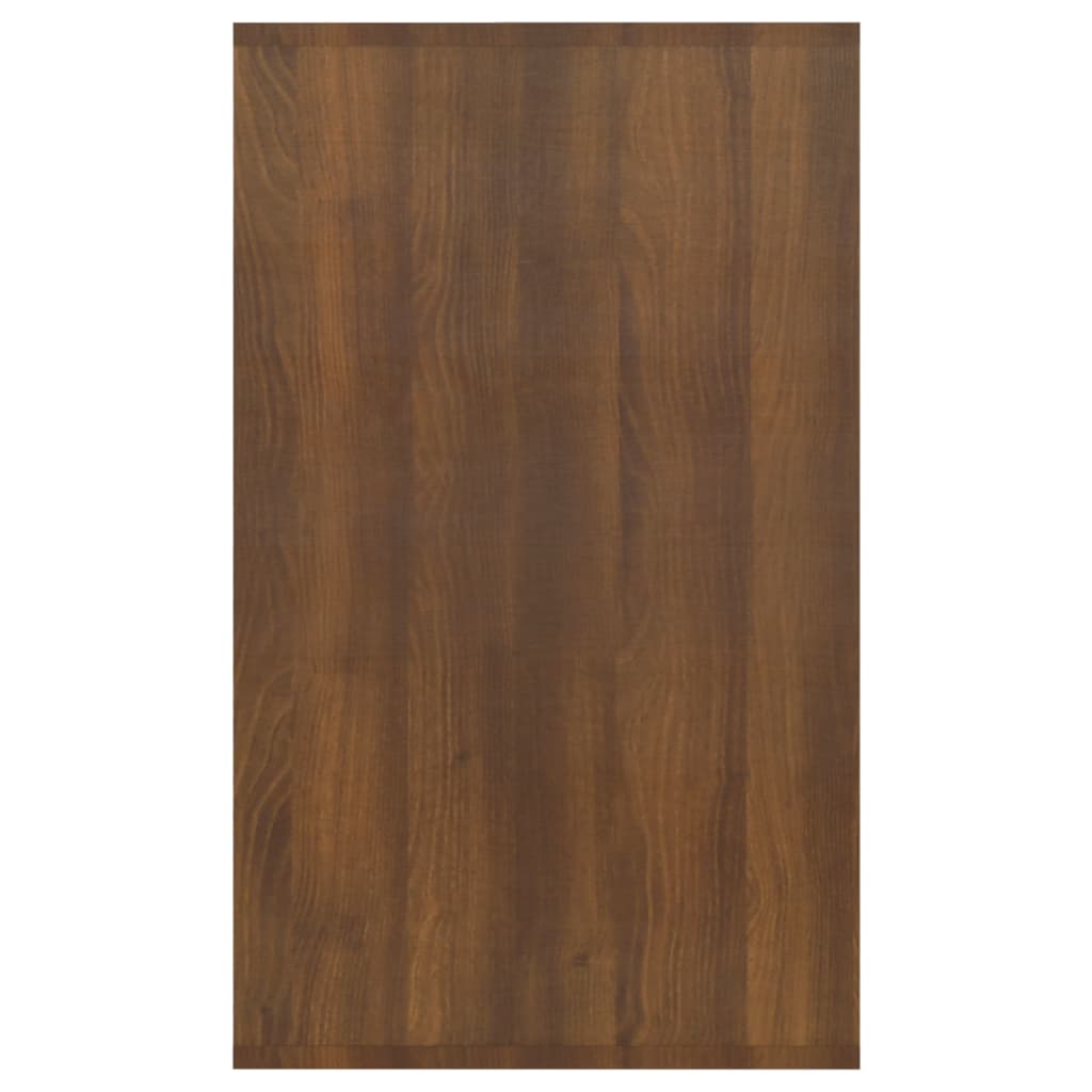 vidaXL Sideboard with 3 Drawers Brown Oak 120x41x75 cm Engineered Wood