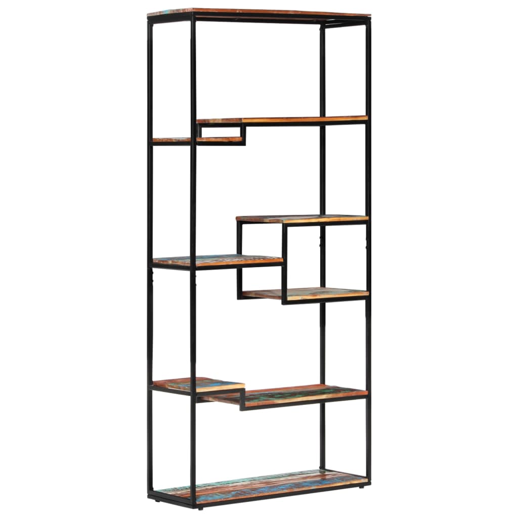 vidaXL Bookcase 80x30x180 cm Solid Reclaimed Wood