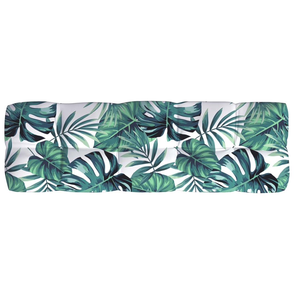 vidaXL Pallet Sofa Cushions 7 pcs Leaf Pattern