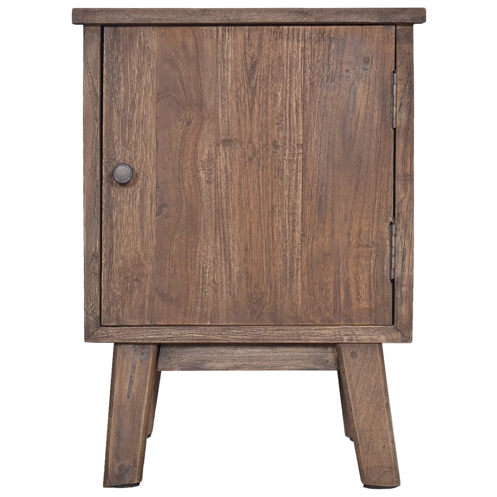 vidaXL Bedside Cabinet 40x30x53 cm Solid Teak Wood