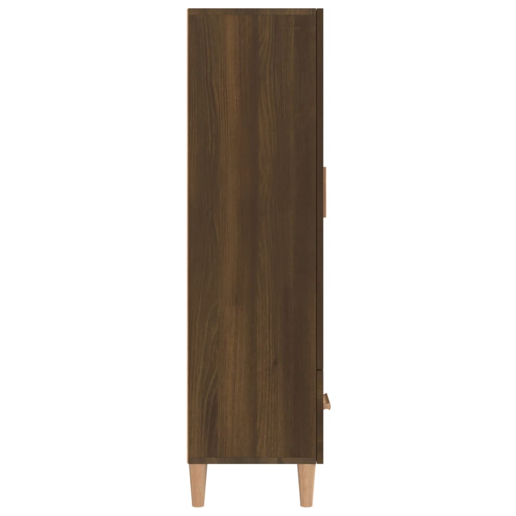vidaXL Highboard Brown Oak 70x31x115 cm Engineered Wood