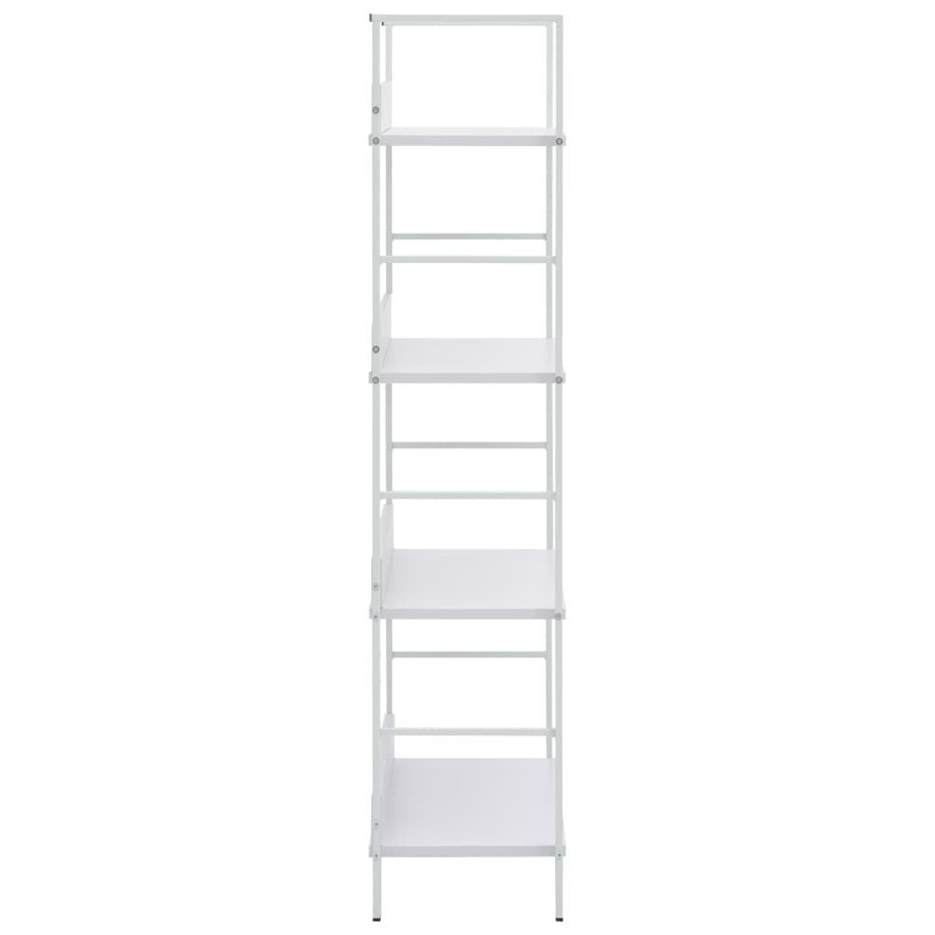 vidaXL 4-Layer Book Shelf White 60x27.6x124.5 cm Engineered Wood