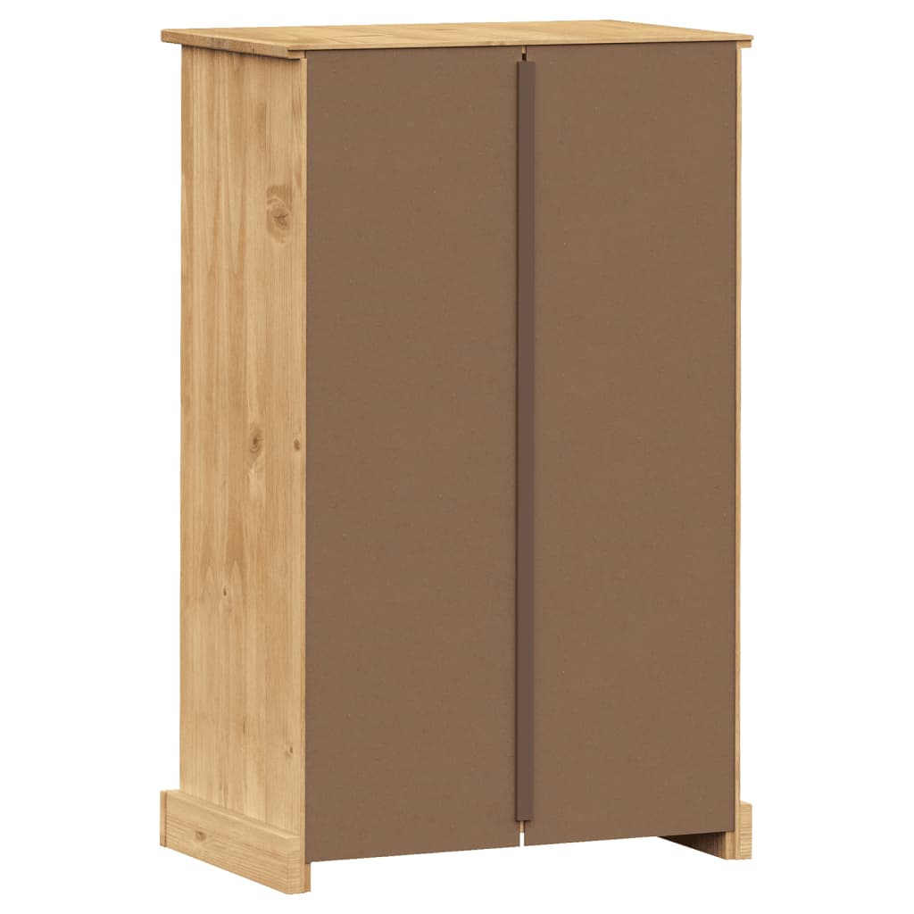 vidaXL Shoe Cabinet VIGO 60x35x96 cm Solid Wood Pine