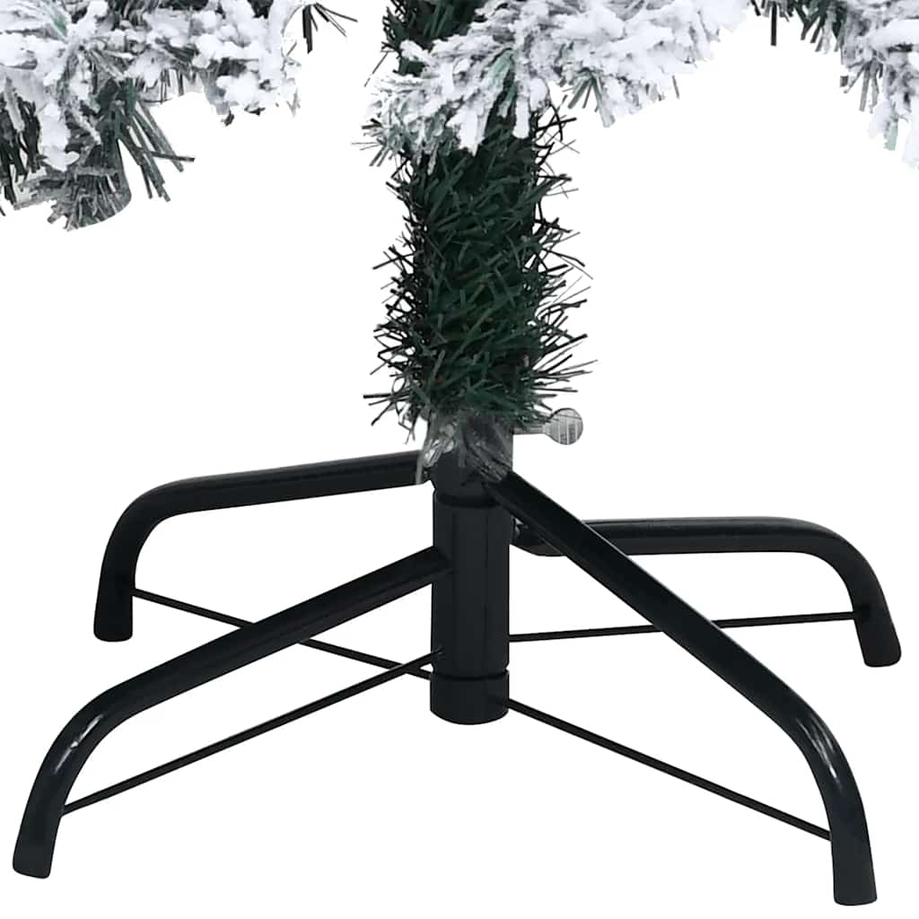 vidaXL Artificial Pre-lit Christmas Tree with Ball Set Green 150 cm PVC