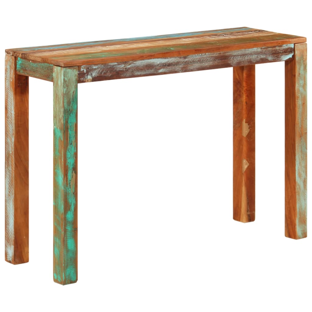 vidaXL Console Table 110x35x76 cm Solid Reclaimed Wood