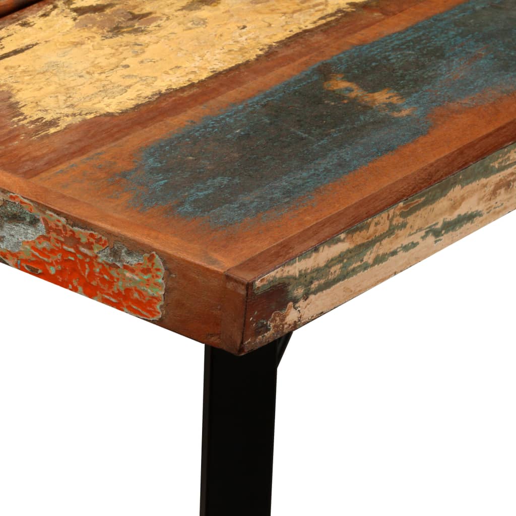 vidaXL Bar Table Solid Reclaimed Wood 150x70x107 cm