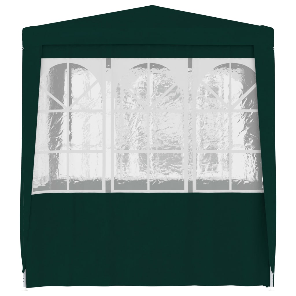 vidaXL Professional Party Tent with Side Walls 2x2 m Green 90 g/m?