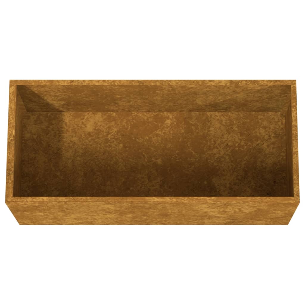 vidaXL Planter 62x30x29 cm Corten Steel