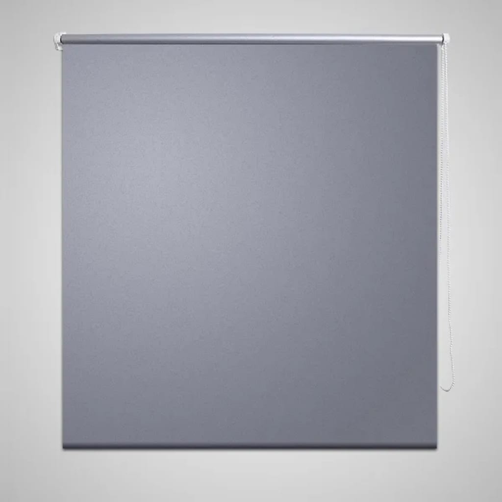 Roller Blind Blackout 40 x 100 cm Grey