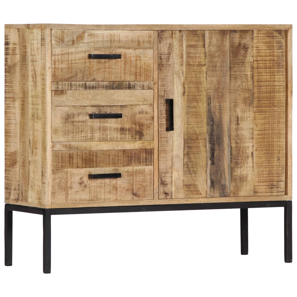 vidaXL Sideboard 88x30x71 cm Solid Mango Wood