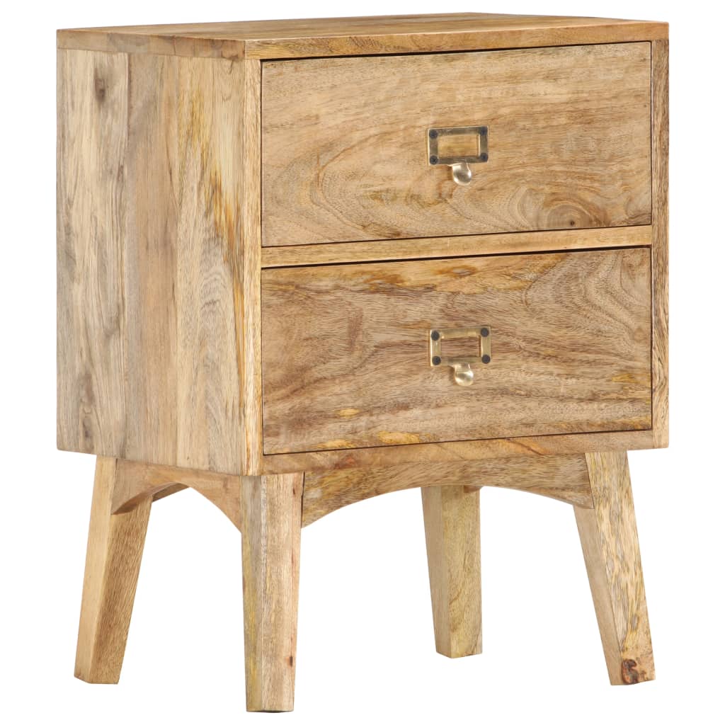 vidaXL Bedside Cabinet 40x35x55 cm Solid Mango Wood