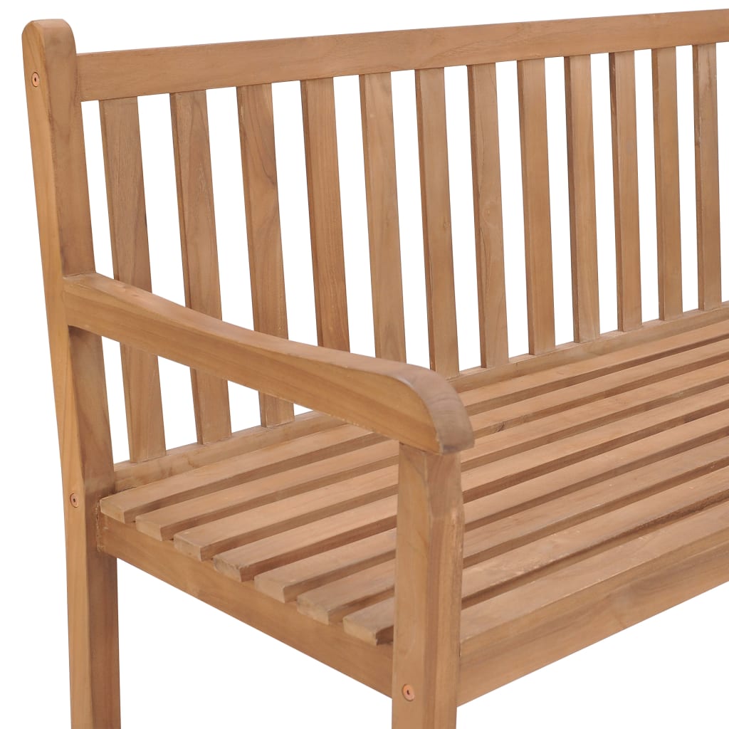 vidaXL Garden Corner Bench 185x185x90 cm Solid Teak Wood