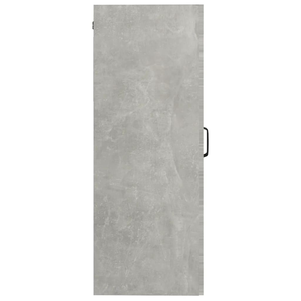vidaXL Hanging Wall Cabinet Concrete Grey 69.5x34x90 cm