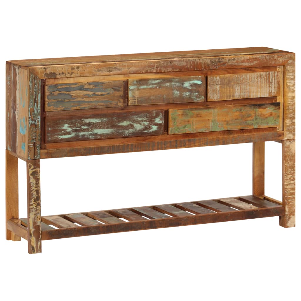 vidaXL Sideboard 120x30x75 cm Solid Reclaimed Wood