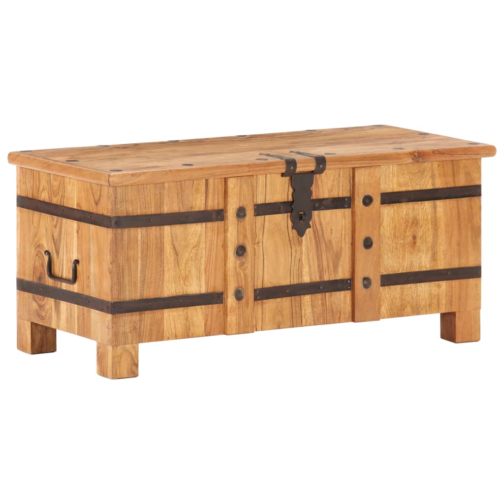 vidaXL Chest 90x40x40 cm Solid Acacia Wood