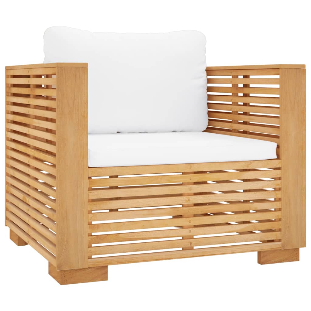 vidaXL 8 Piece Garden Lounge Set with Cushions Solid Teak Wood