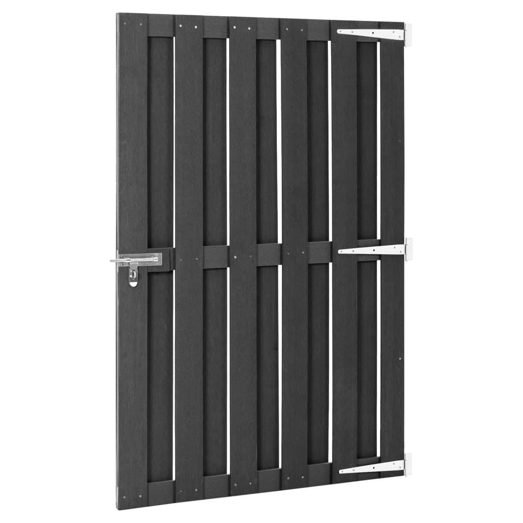 vidaXL Garden Gate WPC 100x150 cm Grey