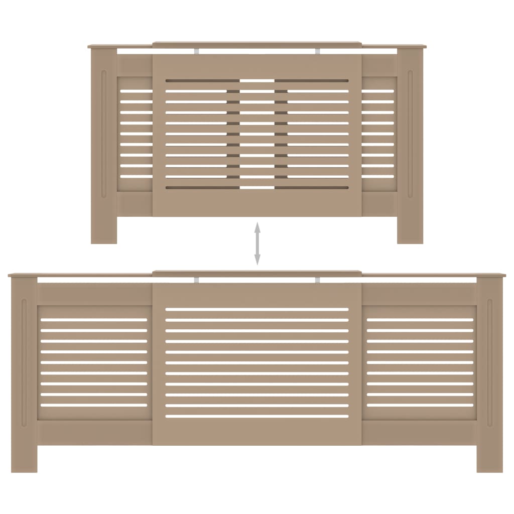 vidaXL MDF Radiator Cover 205 cm