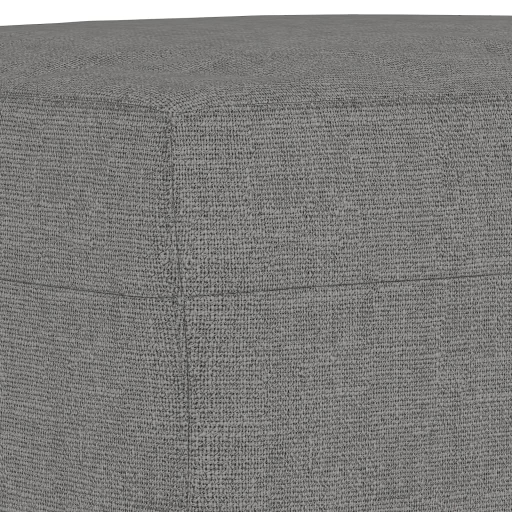 vidaXL Bench Dark Grey 70x35x41 cm Fabric