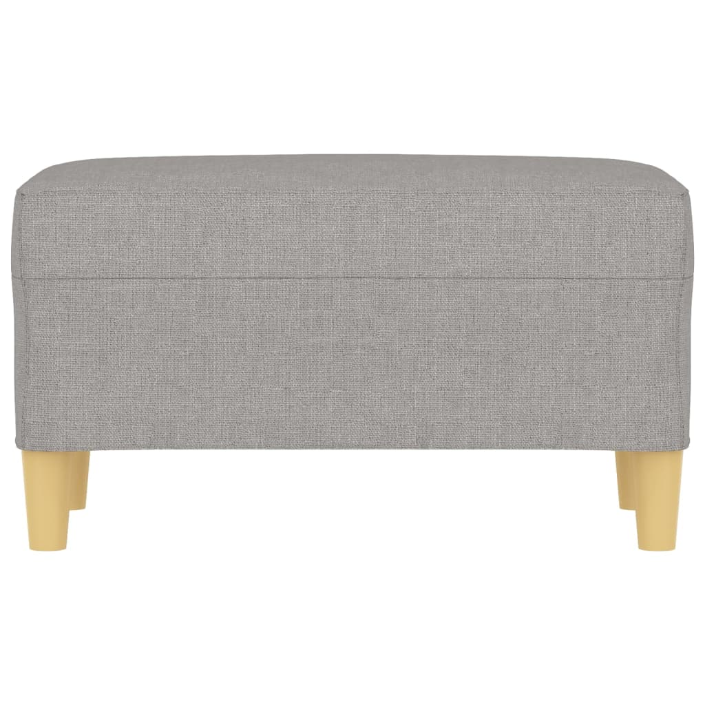 vidaXL Bench Light Grey 70x35x41 cm Fabric