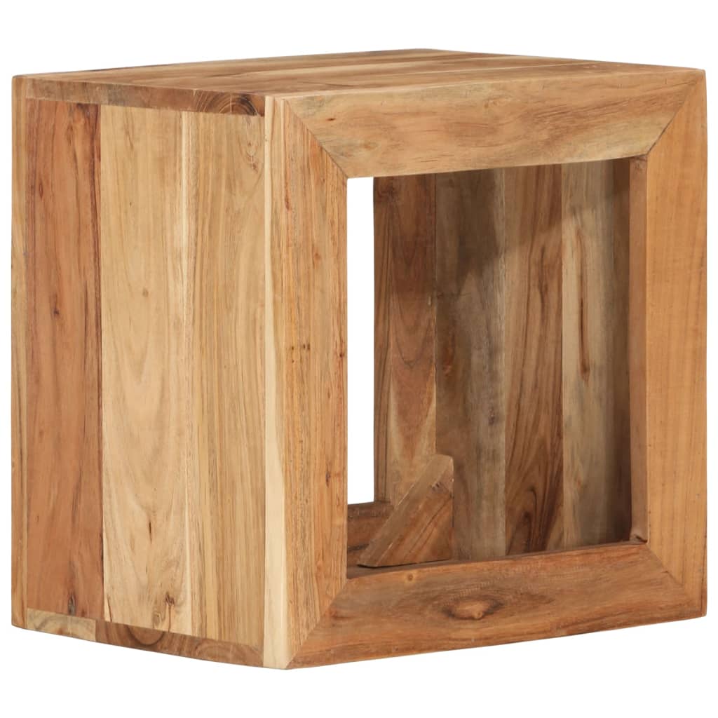 vidaXL Stool 40x30x40 cm Solid Wood Acacia