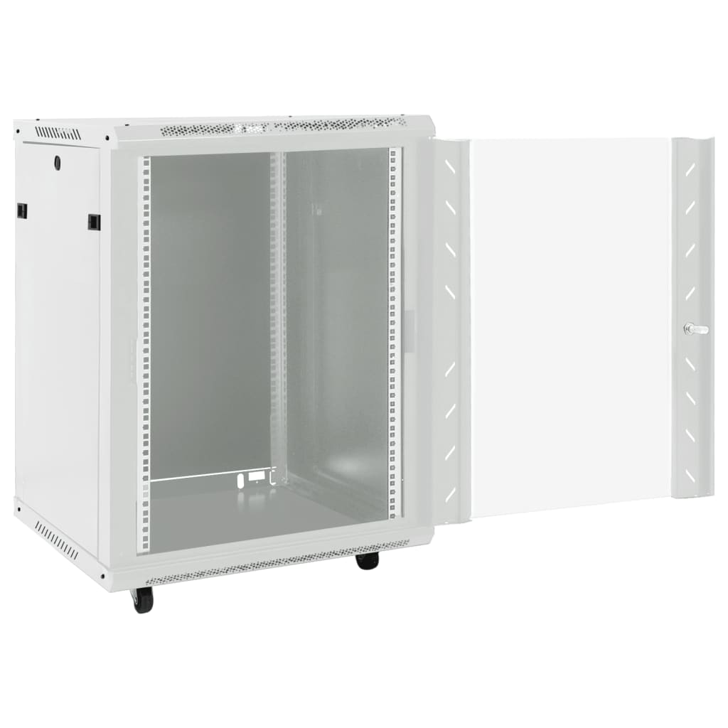 vidaXL 15U Network Cabinet with Swivel Feet 19" IP20 53x40x80 cm