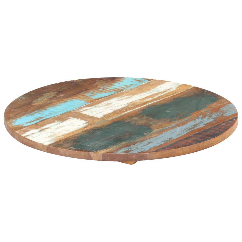 vidaXL Table Top Ø40x(2.5-2.7) cm Solid Reclaimed Wood