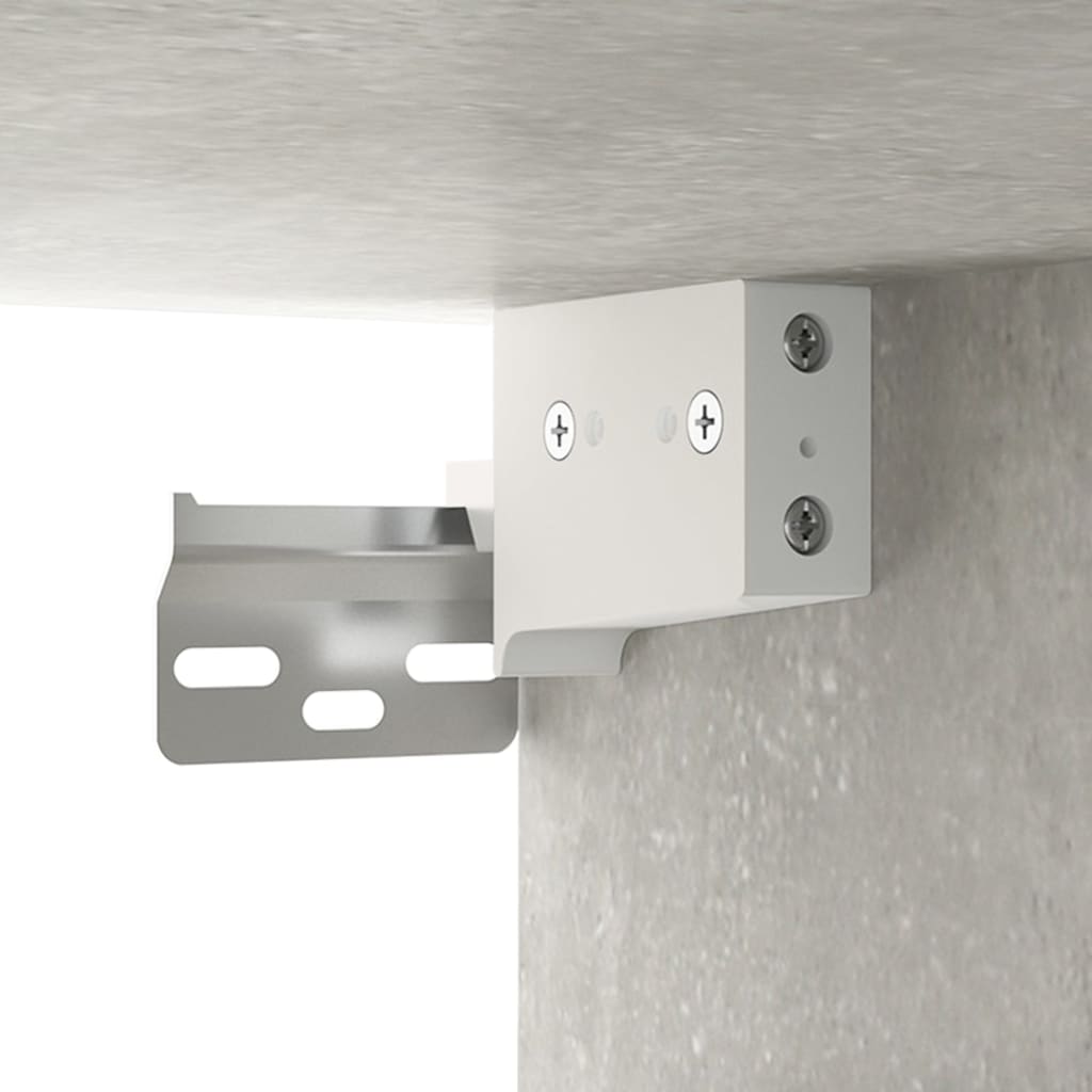 vidaXL Wall Cabinet Concrete Grey 60x31x70 cm Engineered Wood