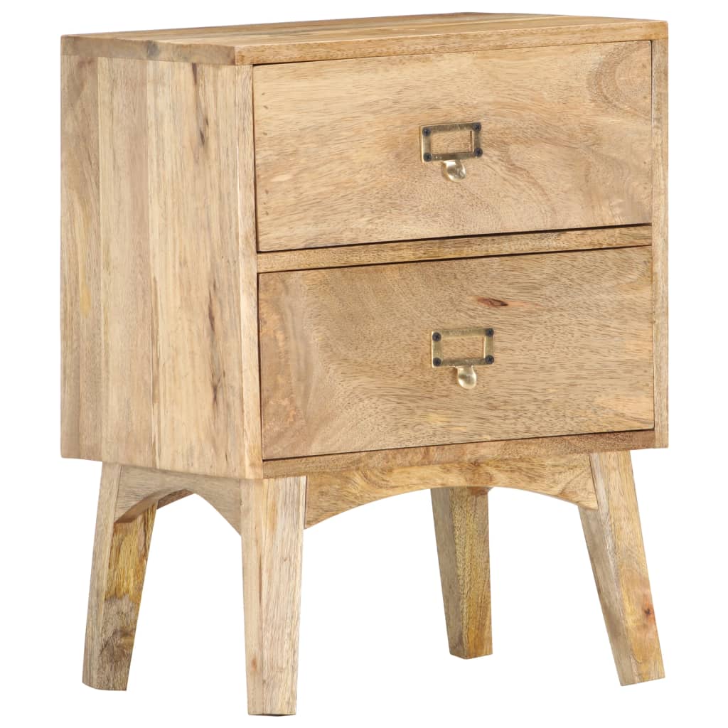 vidaXL Bedside Cabinet 40x35x55 cm Solid Mango Wood