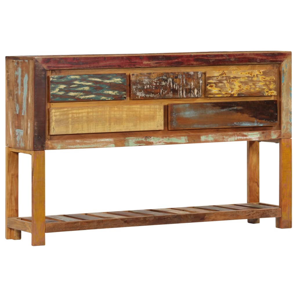 vidaXL Sideboard 120x30x75 cm Solid Reclaimed Wood