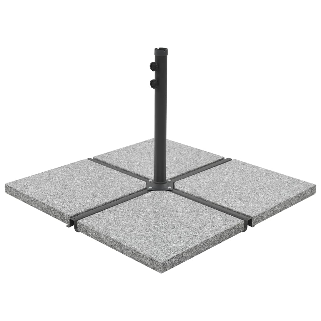 vidaXL Umbrella Weight Plate Granite 25 kg Square Grey