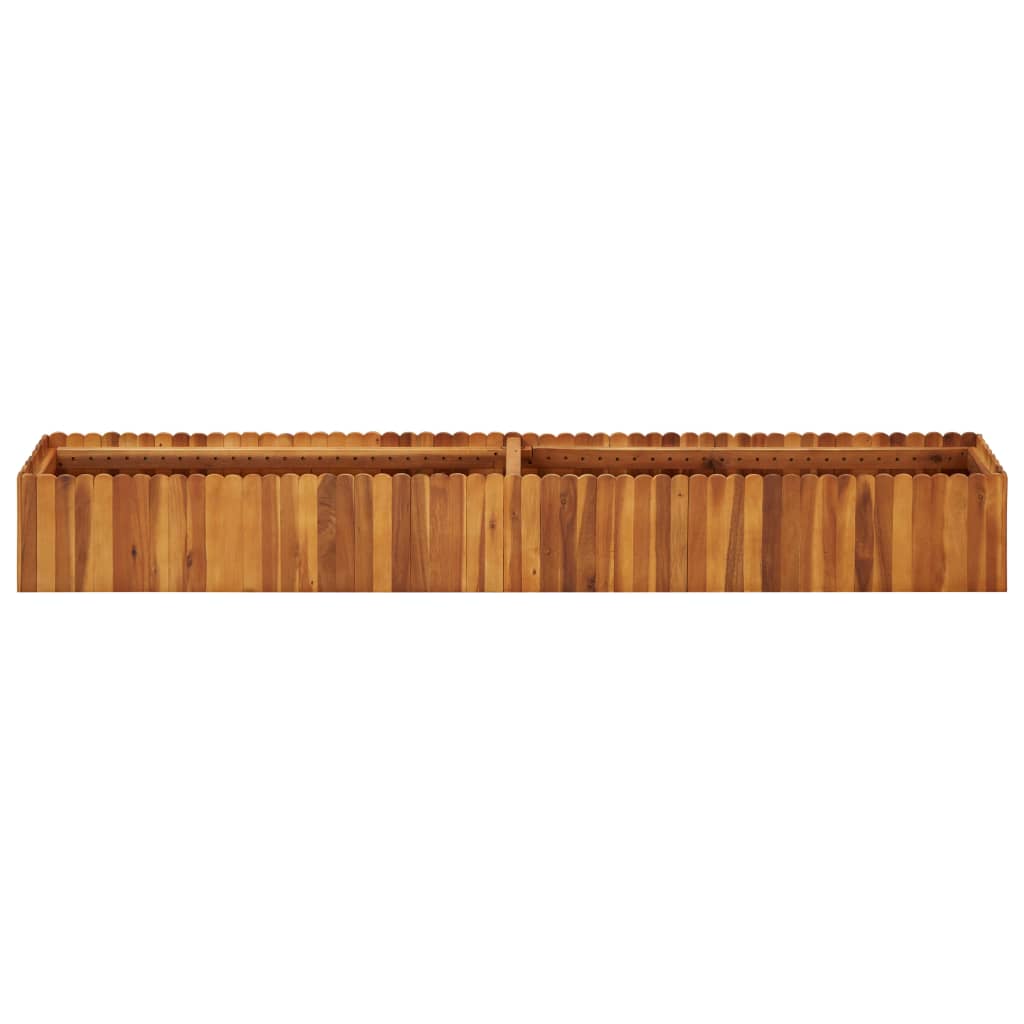 vidaXL Garden Raised Bed 200x30x25 cm Solid Acacia Wood