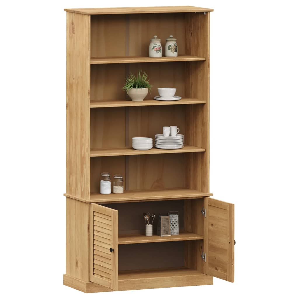 vidaXL Bookcase VIGO 85x35x170 cm Solid Wood Pine