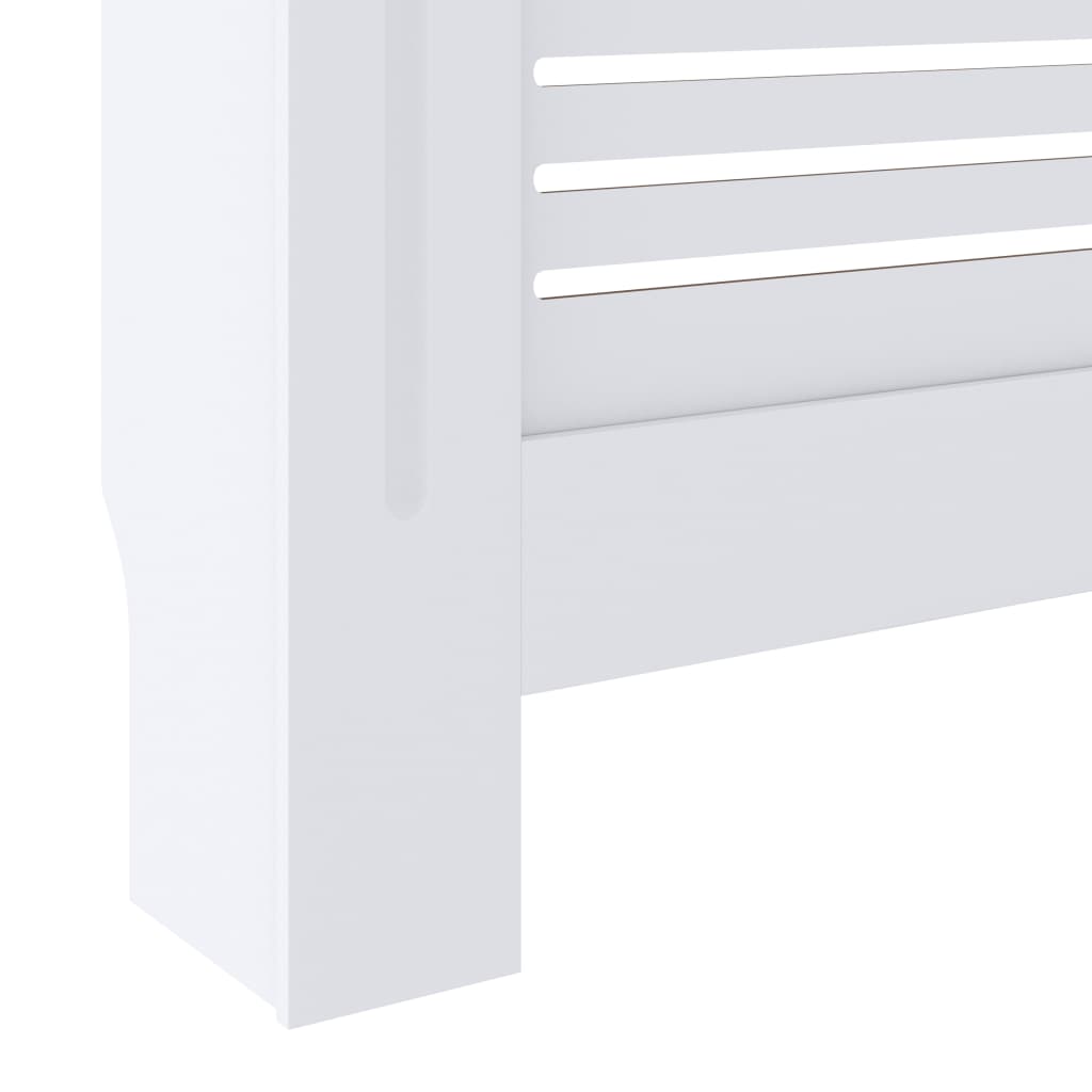 vidaXL MDF Radiator Cover White 205 cm