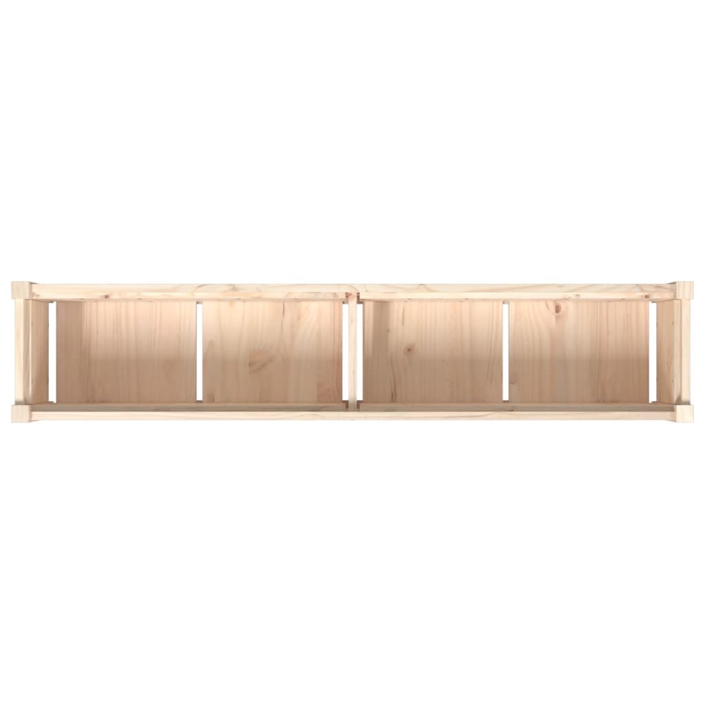 vidaXL Garden Planters 2 pcs Solid Wood Pine