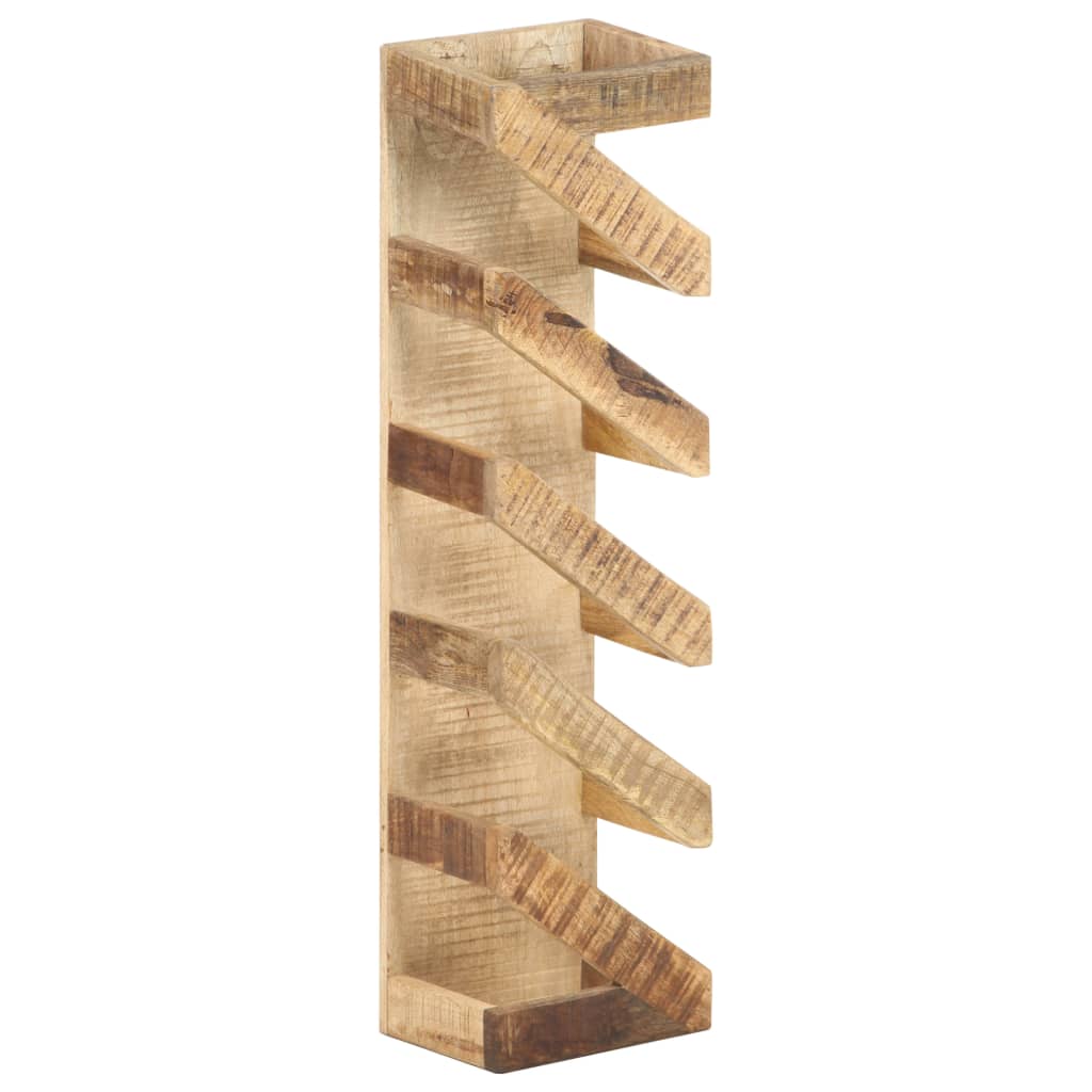 vidaXL Wine Rack for 5 Bottles Solid Mango Wood