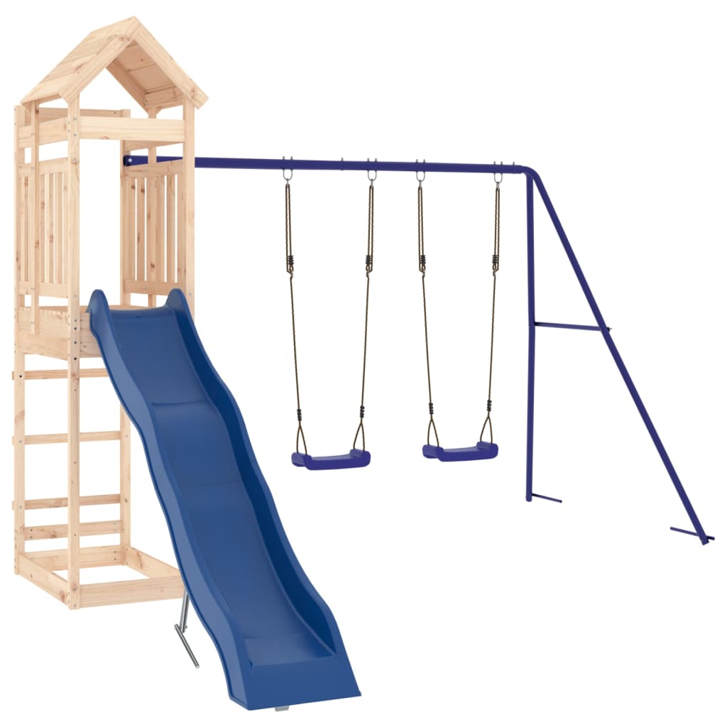 vidaXL Outdoor Playset Solid Wood Pine