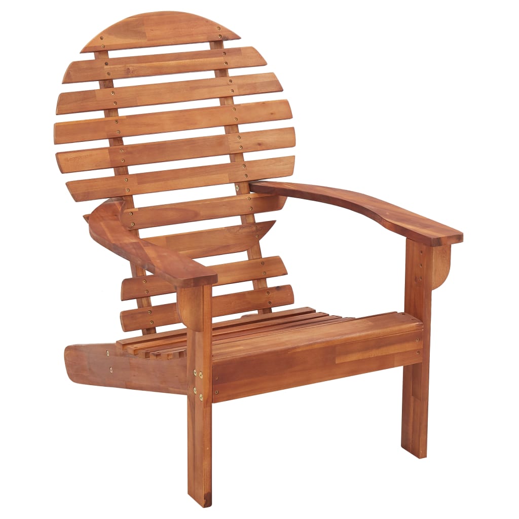 vidaXL Adirondack Chair Solid Acacia Wood