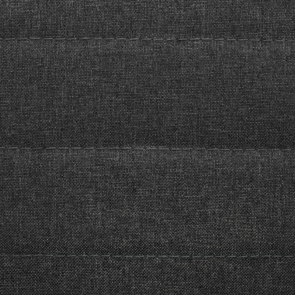 vidaXL Dining Chairs 4 pcs Dark Gray Fabric