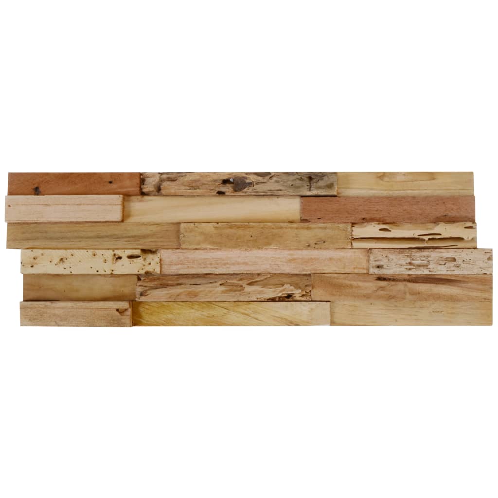 vidaXL Wall Cladding Panels 10 pcs 1.03 m² Recycled Teak Wood