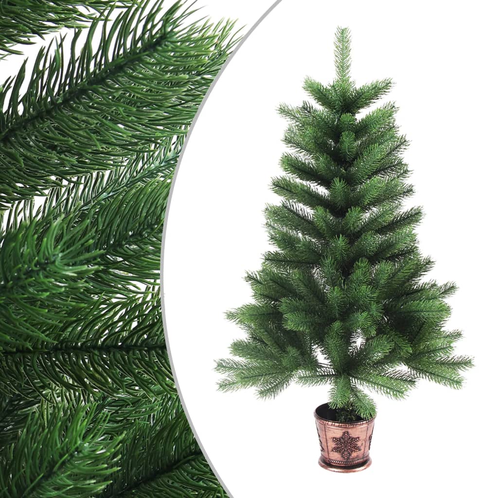 vidaXL Artificial Pre-lit Christmas Tree 65 cm Green