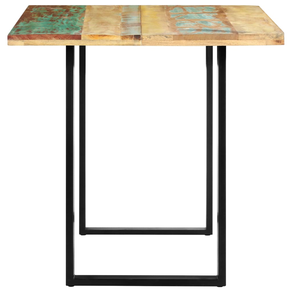 vidaXL Dining Table 140x70x76 cm Solid Reclaimed Wood