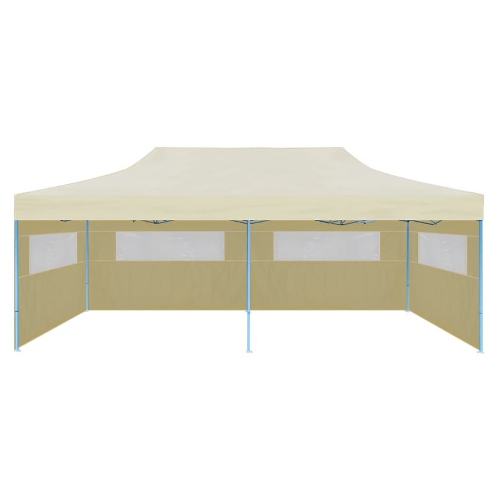 vidaXL Cream Foldable Pop-up Party Tent 3 x 6 m