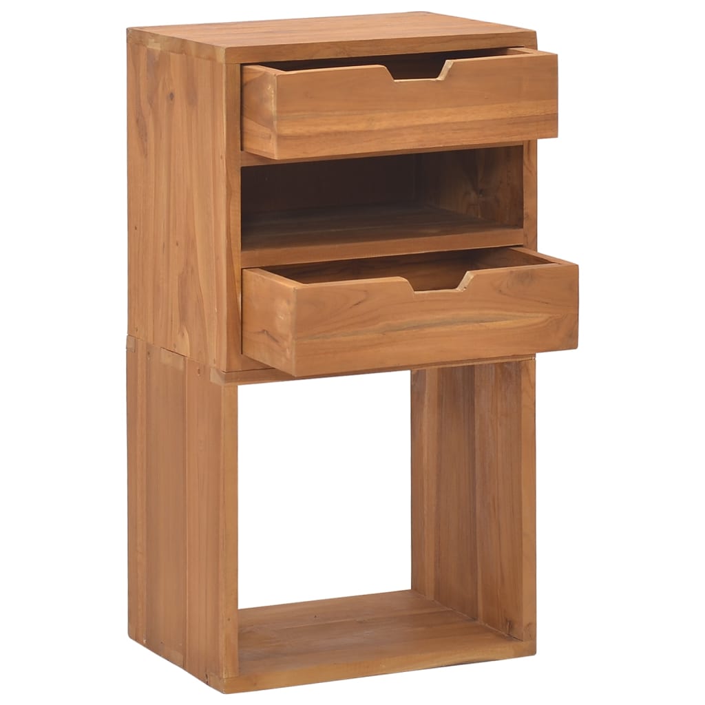 vidaXL Storage Cabinet 40x30x76 cm Solid Teak Wood