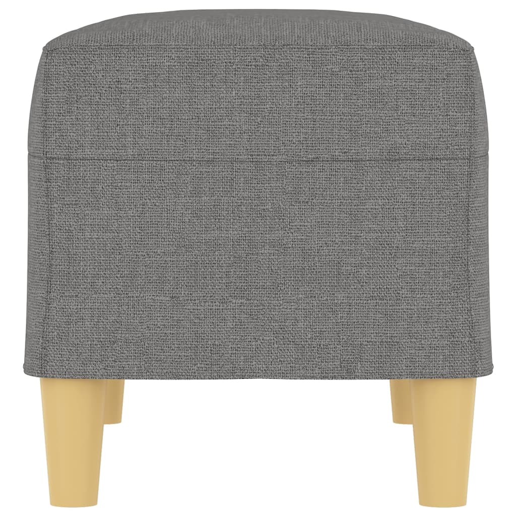 vidaXL Bench Dark Grey 70x35x41 cm Fabric