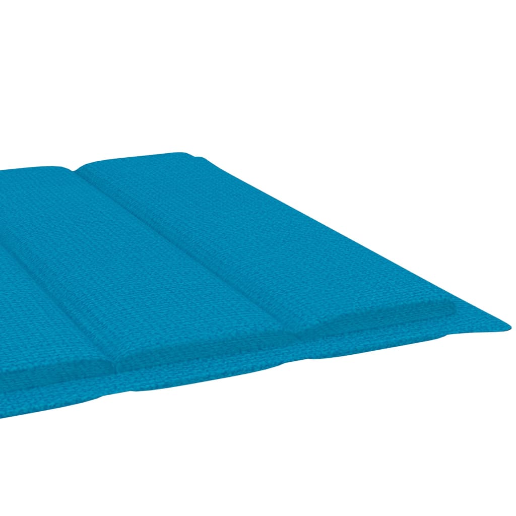 vidaXL Folding Sun Lounger with Cushion Solid Acacia Wood