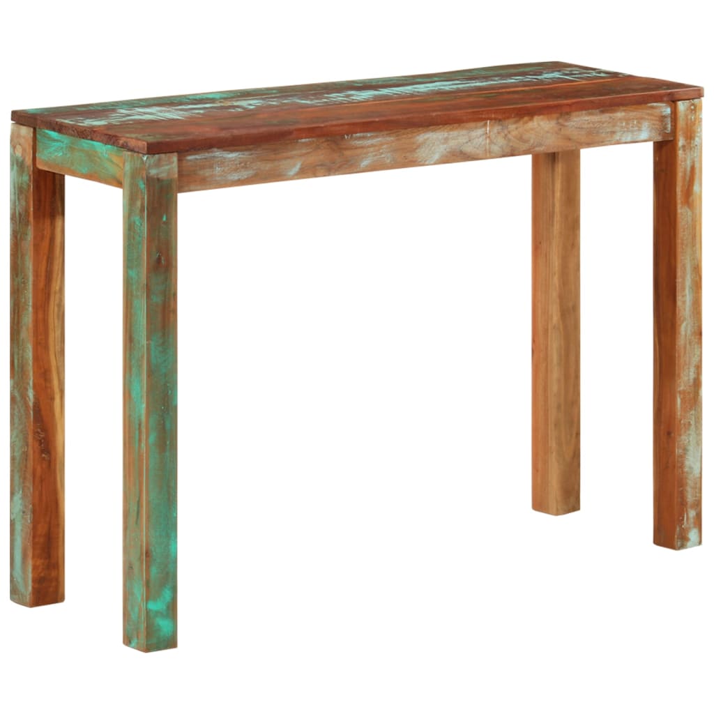 vidaXL Console Table 110x35x76 cm Solid Reclaimed Wood