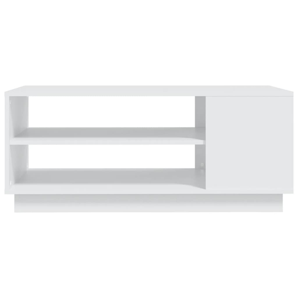 vidaXL Coffee Table White 102x55x43 cm Engineered Wood