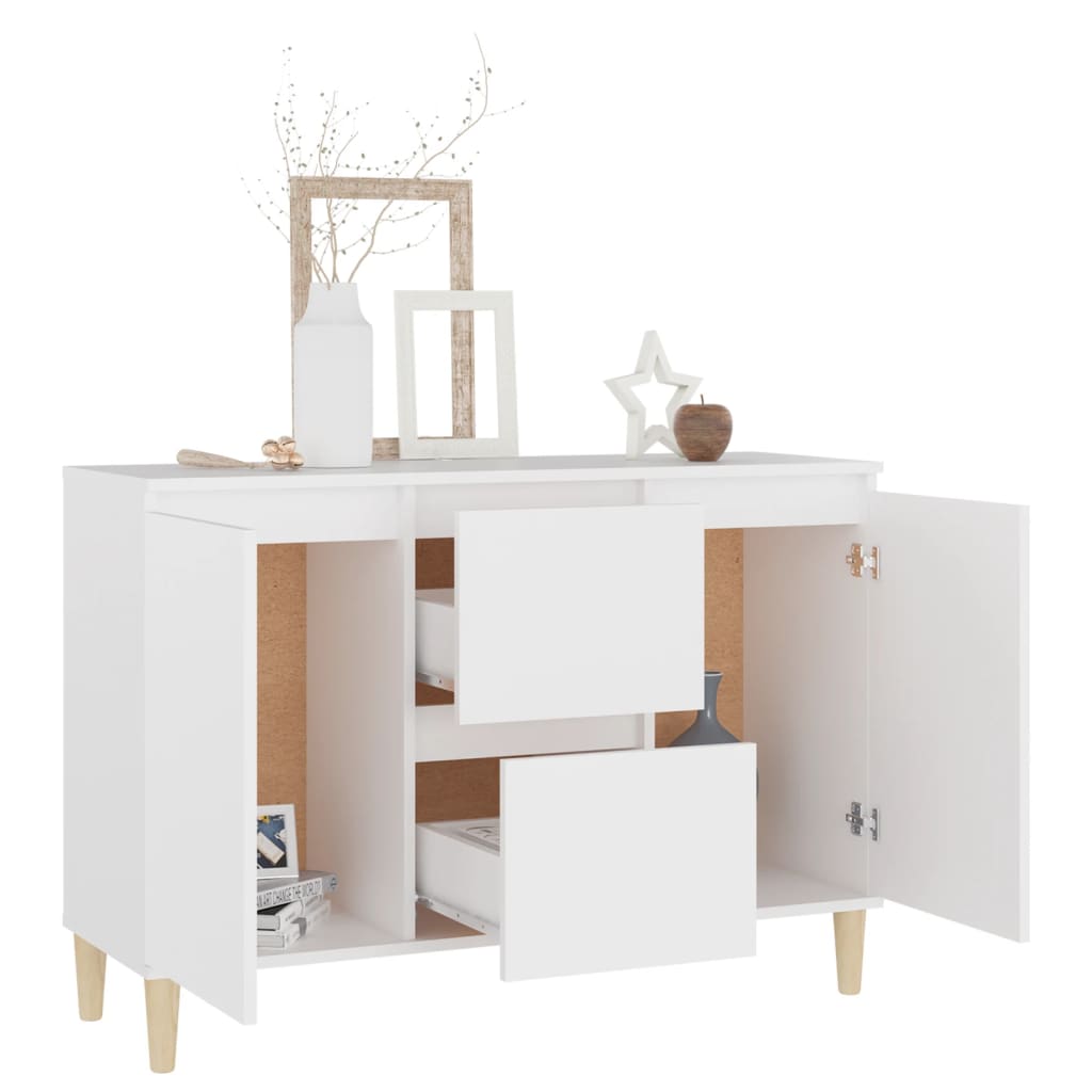 vidaXL Sideboard White 101x35x70 cm Engineered Wood