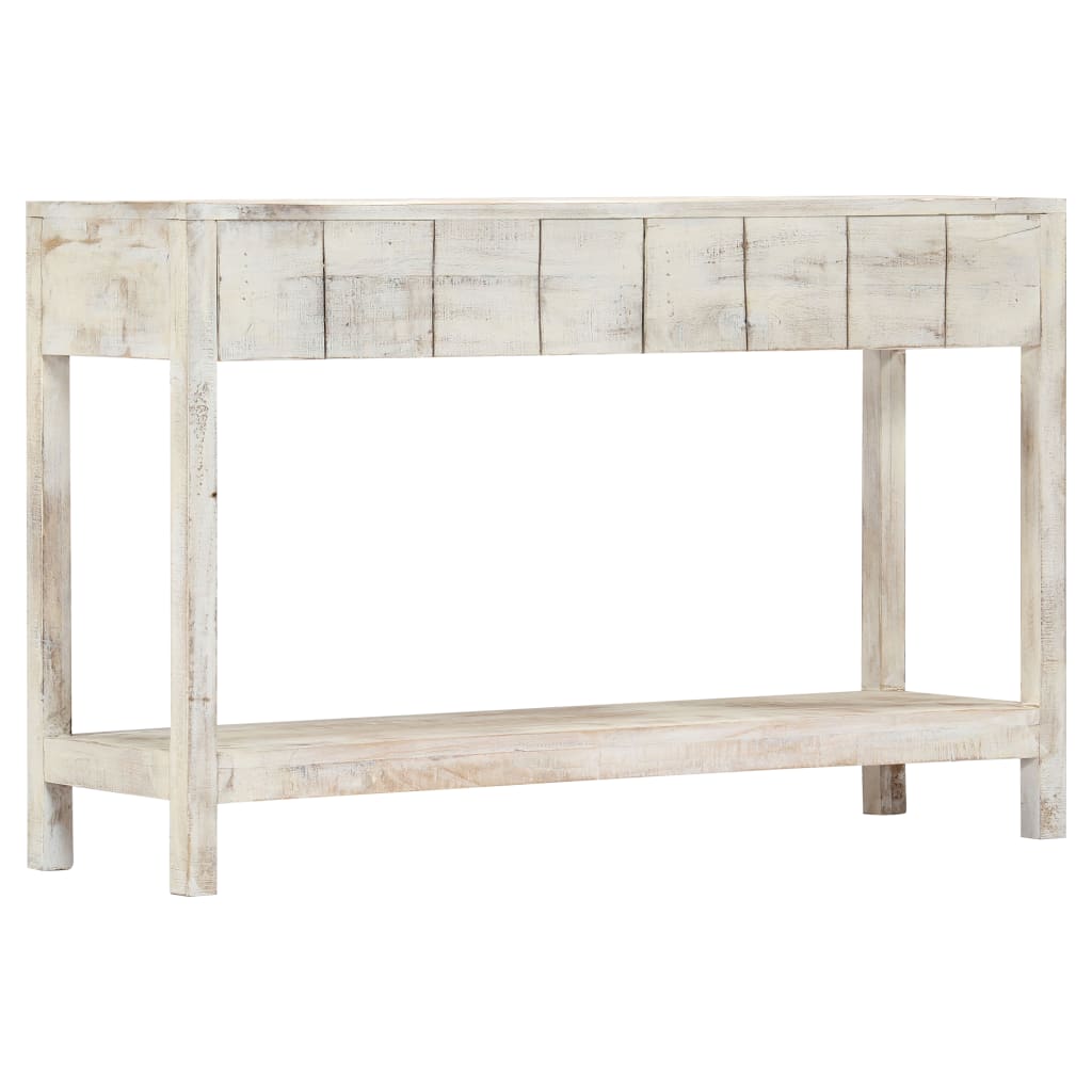 vidaXL Console Table 120x35x75 cm Solid Mango Wood